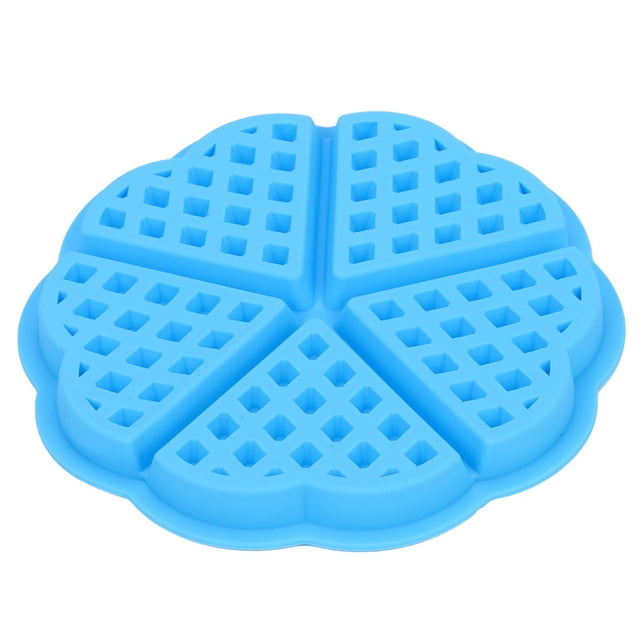 Heart-shaped Simulation Molds Kitchen Supplies Baking Tools 5 With Waffles Mould