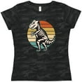 thumbnail image 3 of Inktastic Dinosaur Skeleton Halloween Women's T-Shirt, 3 of 5