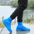 thumbnail image 1 of Cubrezapatos Impermeables Macarena para Protección contra Lluvia Nieve Agua para Jardín Deportes al Aire Libre Azul S, 1 of 8