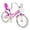 Rose Red, variant on Costway 12 Inch Kids Bike with Training Wheels Doll Seat Basket Streamers Hand Brake Pink