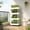 White, variant on 3-Tier Rolling Plant Stand | Space-Saving Storage Cart with Wheels | Sturdy Plastic Shelf Unit for Indoor & Outdoor Use | Easy Assembly