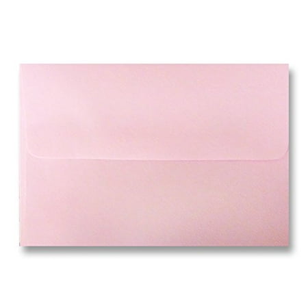 Lined Envelopes Wedding Invitations - Shipped Free 25 Boxed Pastel Baby Pink A2 (4-3/8 x 5-3/4) Envelopes for Minis Response Enclosure Invitation Announcement Wedding Shower by The Envelope Gallery
