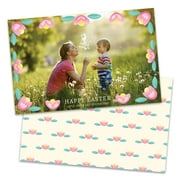 Personalized Birthday Confetti Photo Kids Birthday Party Invitations