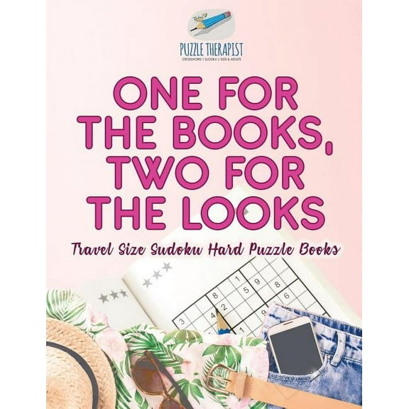 One for the Books, Two for the Looks Travel Size Sudoku Hard Puzzle Books (Paperback)
