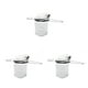 thumbnail image 3 of Cateissary Stainless Steel Tea Infuser Portable Dual Reusable Mug Strainer Washable Anti-rust Lid Foldable with Cup Handle Type1 NO1, 3 of 6