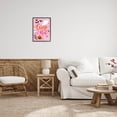thumbnail image 2 of Creep It Real Pink Halloween Phrase Holiday Graphic Art Black Framed Art Print Wall Art, 2 of 7
