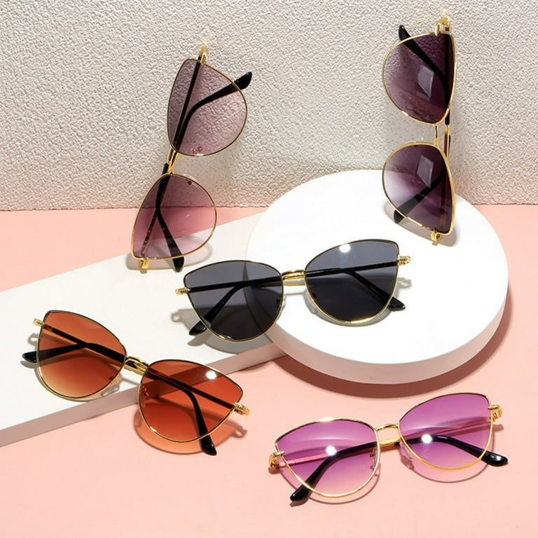 Cat Eye Shape Men Women Sunglasses Impact Resistant Cat Eye Shape