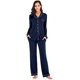thumbnail image 1 of Conjunto de pijama para mujer Ropa de dormir de manga larga súper suave Ropa de dormir con botones para mujer Conjunto de pijama de salón Xemadio CJWUS-5776, 1 of 5