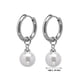 thumbnail image 3 of Un par de pendientes de perlas Pendientes de titanio y perlas sin perforación Accesorios, 3 of 6
