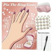 SHENERDA Bridal Games For Shower Large Bridal Games Poster Interactive Carnival Party Supplies Engagement Decorations Funny Hunt Activity For Women clean