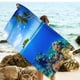 thumbnail image 4 of Fiudx Liquidación de ahorros de otoño Toalla de playa de microfibra, súper liviana, colorida, toalla de baño, manta de playa a prueba de arena, toalla multiusos para viajes, piscina, 30 x 60 pulgadas, 4 of 5