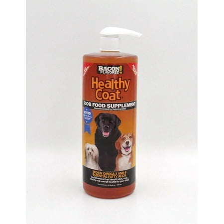UPC: 0804246000493 | HealthyCoat Dog Food Supplement for Excessive Shedding  Itching  Hot Spots  Allergies  32 oz.  Clear