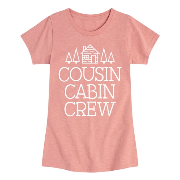 Instant Message - Cousin Cabin Crew - Vacation - Toddler & Youth Girls Short Sleeve Graphic T-Shirt