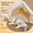 Sharp Roof (S) - 15.7*14*14'', variant on Cat Pet House Bed Sharp Roof (S) - 15.7*14*14'' with Sisal Scratcher Mat