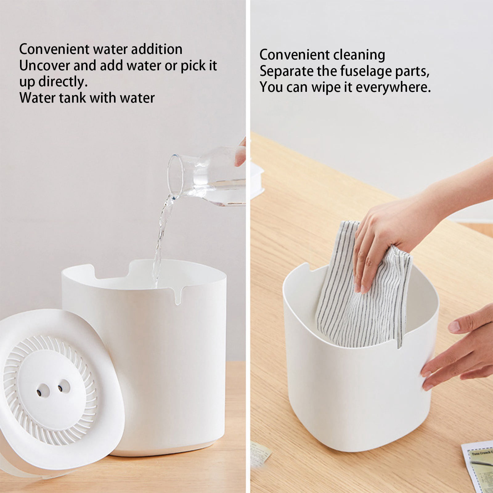 BOBOMOTI Humidifier for Room Cool Mist Top-Fill Ultra-Quiet Humidistat for Baby Nursery Plants Aromatherapy Diffuser Clearance