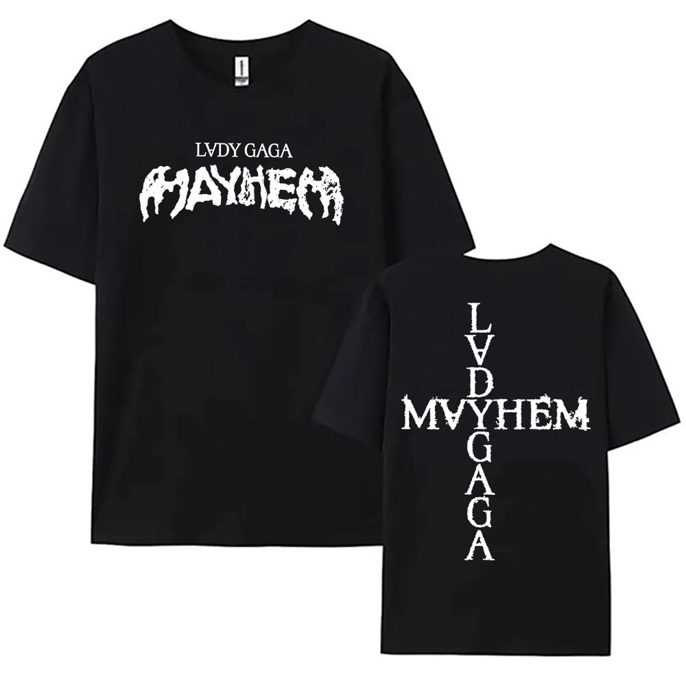 Lady Gaga Mayhem Album 2025 Tshirts New Fashion Singer Printing T