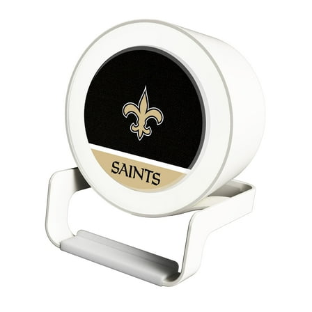 New Orleans Saints Night Light Wireless Charger And Bluetooth Speaker