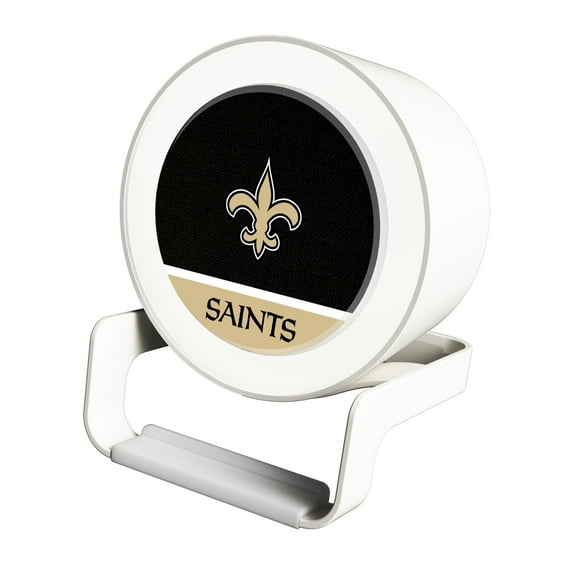 New Orleans Saints Night Light Wireless Charger And Bluetooth Speaker