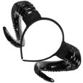 thumbnail image 3 of FELTECHELECTR Diadema de cuerno de oveja para Halloween, diadema de Halloween, accesorios decorativos para Halloween, 3 of 3