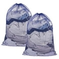 thumbnail image 1 of Bolsas de Malla 24x36 IN con Cordón [2PCS] - Forro de Lavandería Grande y Duradero - [Azul Oscuro] Bolsas de Malla, 1 of 6
