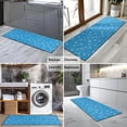 thumbnail image 2 of Blue Christmas Snowflake Pattern Kitchen Rug Mat,Kitchen Runner Rugs Non Skid Washable,Decorative Kitchen Floor Mats for Kitchen,Sink,Laundry,17"X47", 2 of 5