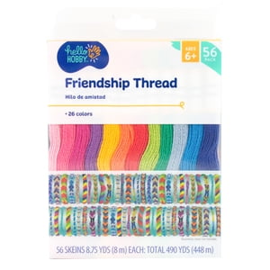 Friendship Bracelet Thread Pack, 56 Skeins Multicolor