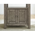 thumbnail image 4 of Steve Silver Grayson White Marble and Driftwood Counter Height Dining Table, 4 of 7