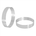 thumbnail image 2 of 32 Pcs Circular Porous Tart Ring Bottom Tower Pie Cake Mould Heat-Resistant Perforated Cake Mousse Ring,32 x Baking mold,silver, 2 of 8