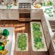 thumbnail image 4 of 2 Pcs St. Patrick's Day Kitchen Rugs And Mats For Floor Non Slide Backing Mat Merry St. Patrick's Day Kitchen Decor Kitchen Rug Sets Xmas Decor 16x24in+16x48in, 4 of 6