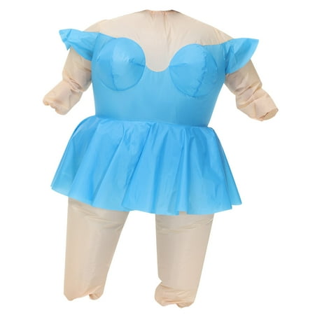 

NEGJ Blue Skirt Carnival Holiday Party Adult Annual Performance Inflatable Knitting Bags And Knitting Organizers