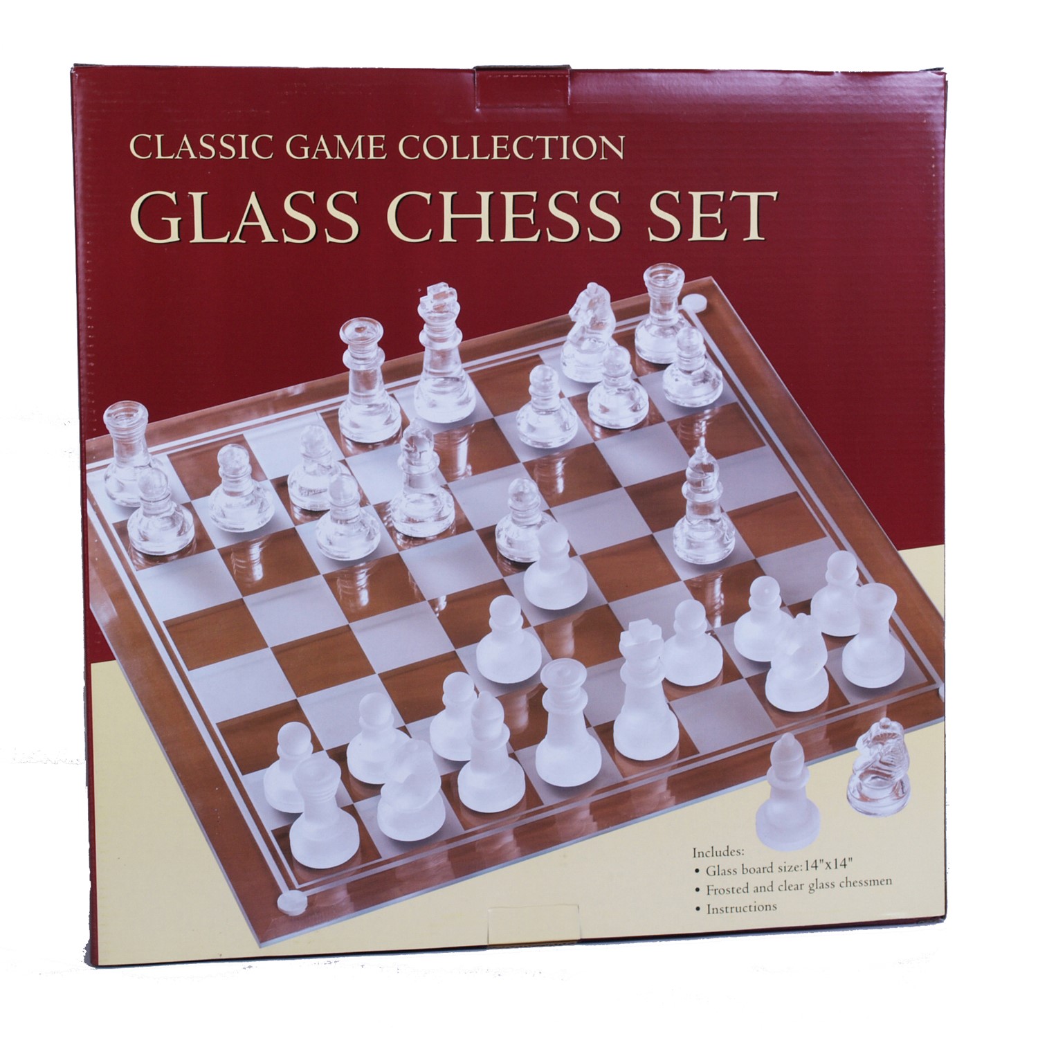 Etched Glass Chess Set