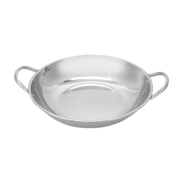 Cooking Wok Double Handle Cooking Pan Stainless Pan Kitchen Cooking Wok Cookware Set Frying Pan,Saucepan,Stock Pot,Nonstick Pan,Stainless Steel Pot,Ceramic Pan,Induction Compatible Cookware,Kitchen C