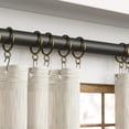 thumbnail image 6 of 50 Pcs Metal Curtain Rings with Eyelets, 1 inch Inner Diameter Drapery Rings Apply for Curtain Rods, Bronze(Fits Up to 3/4-Inch Rod), 6 of 8