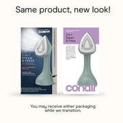 Conair ExtremeSteamir 2-in-1 Steam and Press, Garment Steamer and Iron for Clothes, 1700W, 30-Second Heat Up, Detachable Water Tank, Blue