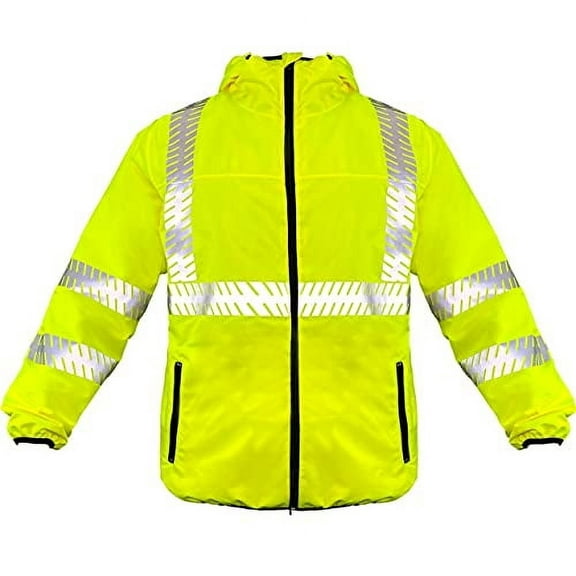RJ300G Premium Lightweight Class 3 Rain Jacket with Ripstop