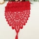 thumbnail image 4 of 33*183, Camino de Mesa Rojo Rojo, Camino de Mesa Tejido FainFun, Decoración de Mesa Vintage, Camino de Mesa Rectangular de Tela Navideña, para Decoración de Mesa de Boda, Bautismo, Comunión JM, 4 of 5