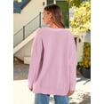 thumbnail image 6 of Women's Cardigan 2023 Open Front Oversized Button Lightweight Sweaters V Neck Loose Cardigans Knit Outwear, 6 of 14