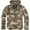 Light Woodland, variant on BRANDIT INDIVIDUAL WEAR Adult Male Fleece-Lined Quarter Zip Windbreaker Pullover, Urban, Size: XXL