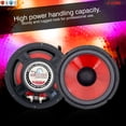 thumbnail image 4 of 5 CORE 6" Inch Subwoofer Car Audio Speaker 300W Peak Power Sub Woofer Pair Loudspeaker Wide Range High Power Bass Surround Sound Stereo 4 Ohm, 8oz Magnet Car Speakers with PP Cone Red, WF 672 PP 2PCS, 4 of 9