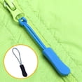 thumbnail image 3 of 8 Pieces Zipper Pull Puller Lightweight Rope Tag Fixer Multi-Purpose Replacement Buckle Bags Suitcase Accessories Textiles Navy+Gray, 3 of 5