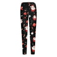 thumbnail image 4 of adviicd Women's High Waist Christmas Ankle Length Seasonal Printed Leggings (Hot Pink, L), 4 of 4