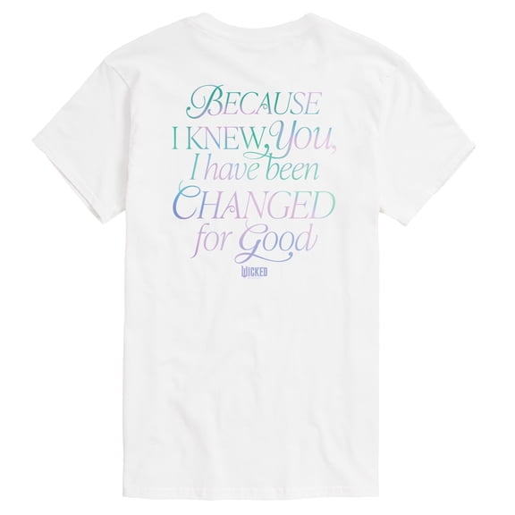 Wicked: Part 2 -  Changed For Good - Men's Short Sleeve Graphic T-Shirt