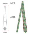 thumbnail image 3 of Naloa Colorful Tie Dye Stained Glass Print Solid Color Tie Formal Necktie for Men，Suitable for business, daily life, work, 3 of 5