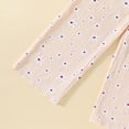 thumbnail image 6 of Wxirdiow Girl Two Piece Outfit Toddler Baby Girl Clothes Bowknot Short T Shirt Straight-leg Pants Summer Outfit Spring Girls Clothing White Size,4-5 Years, 6 of 6