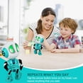 thumbnail image 3 of MAINYU Talking Robots Toys for Kids,Metal Robot Kit with Sound & Touch Sensitive Led Eyes Flexible Body, Interactive Educational Gift Toys for 3 4 5 6 7 Year Old Boys, Girls, 3 of 7
