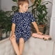thumbnail image 4 of Balery Daisies Flowers Conjunto de Pijama Infantil de Manga Corta con Estampado – Ropa de Dormir de Algodón Suave-Small, 4 of 6