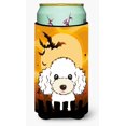 thumbnail image 1 of ""Caroline'S Treasures Halloween White Poodle Tall Boy Koozie Hugger Multicolor"", 1 of 1