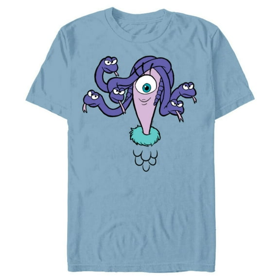 Disney and Pixar’s Monsters, Inc. Celia Big Face Costume - Short Sleeve Blended T-Shirt for Adults - Customized-Ocean Blue