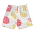 thumbnail image 7 of FORMRS Boys Swim Trunks Quick Dry Mesh Liner Boardshorts Sizes XS-XL, White Grapefruit Slices, 7 of 7