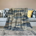 thumbnail image 2 of Nawypu  Pagodas Toile Chinese Style Flannel Blanket Soft Cozy Throw Blanket All-Season Use Blanket for Couch Sofa Bed Decor, 2 of 6